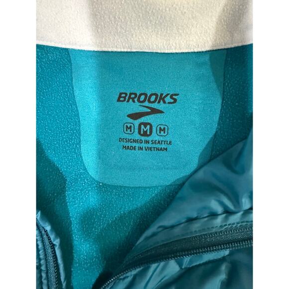 Women’s Brooks Shield Hybrid Vest Medium running blue lightweight thermolite - Picture 5 of 8